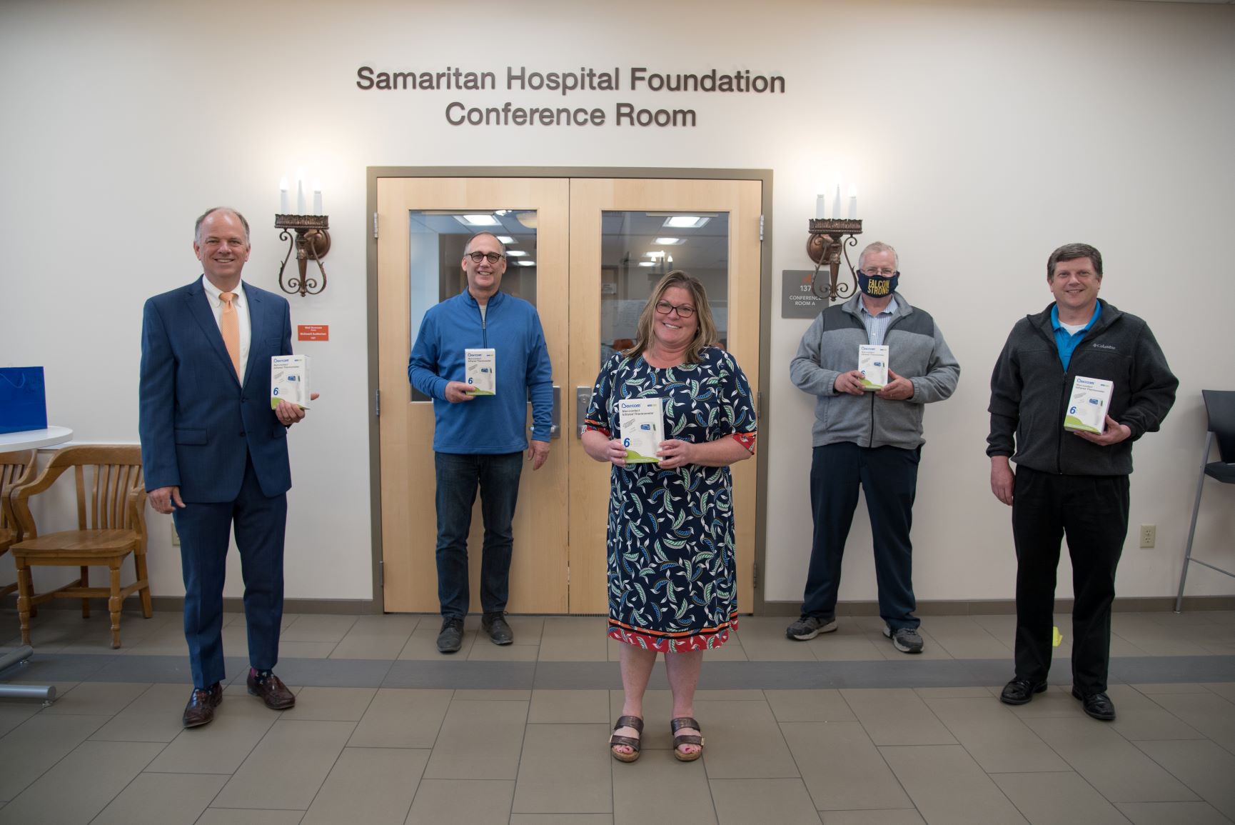 Samaritan Hospital Foundation Equips Every School Entrance in Ashland County With Non-Contact Thermometers 